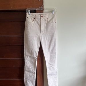 Madewell Perfect Vintage Jean in Cream